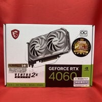 中古  MSI GeForce RTX 4060 VENTUS 2X WHITE 8G OC (RTX4060 8GB) 188919 