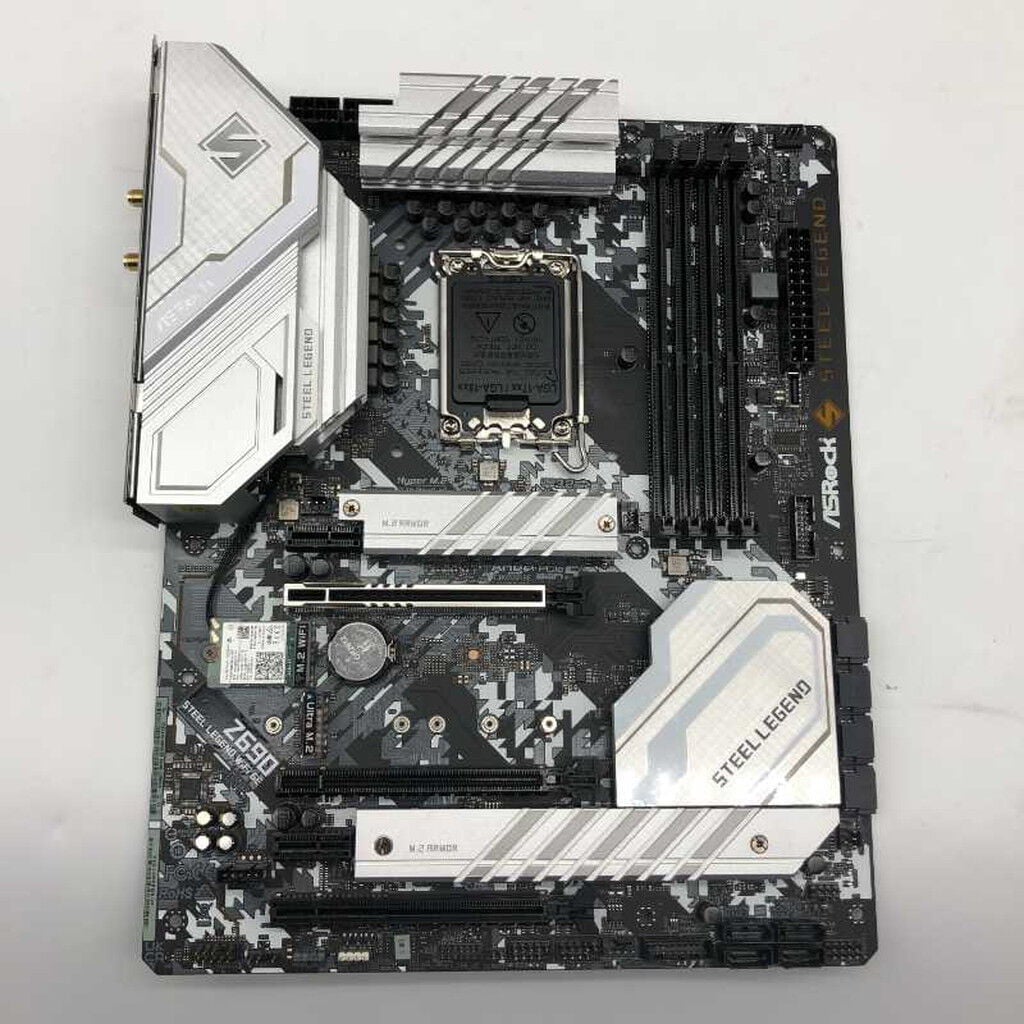 ASRock Z690 Steel Legend WiFi DDR4動認済中古品 中古 ASRock Z690 Steel Legend (Z690 1700 ATX DDR4) 148230 （377971