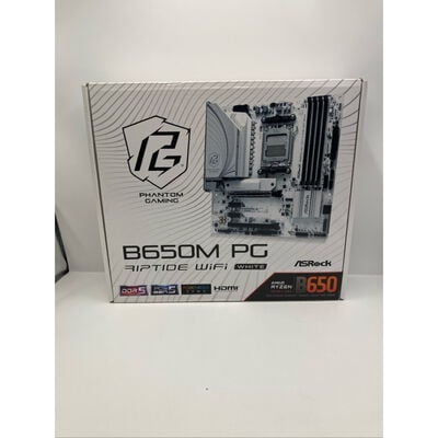 【仙台店】中古  ASRock B650M PG Riptide WiFi White(B650 AM5 mATX) 168307 