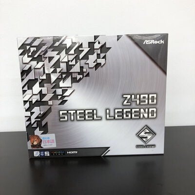 【長野稲里店】中古  ASRock Z490 Steel Legend (Z490 1200 ATX DDR4) 142630 