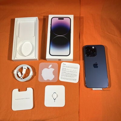 【なんば店】中古  【国内版SIMフリー】Apple iPhone14 Pro 6.1インチ 128GB (ディープパープル) MQ0F3J/A 155005 
