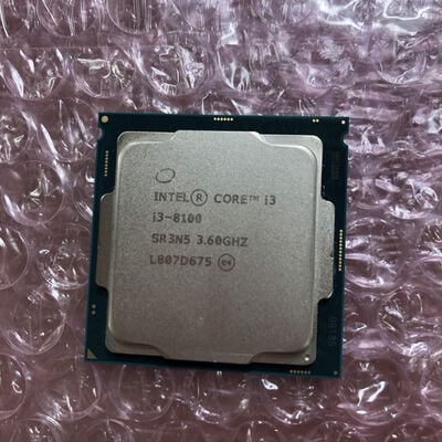 【宮崎恒久店】中古  INTEL Core i3 8100 (1151/3.60GHz/6M/C4/T4) 136202 