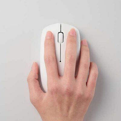 エレコム  M-LE10BRWH (Bluetooth(R) 光学式マウス Lサイズ ホワイト) 