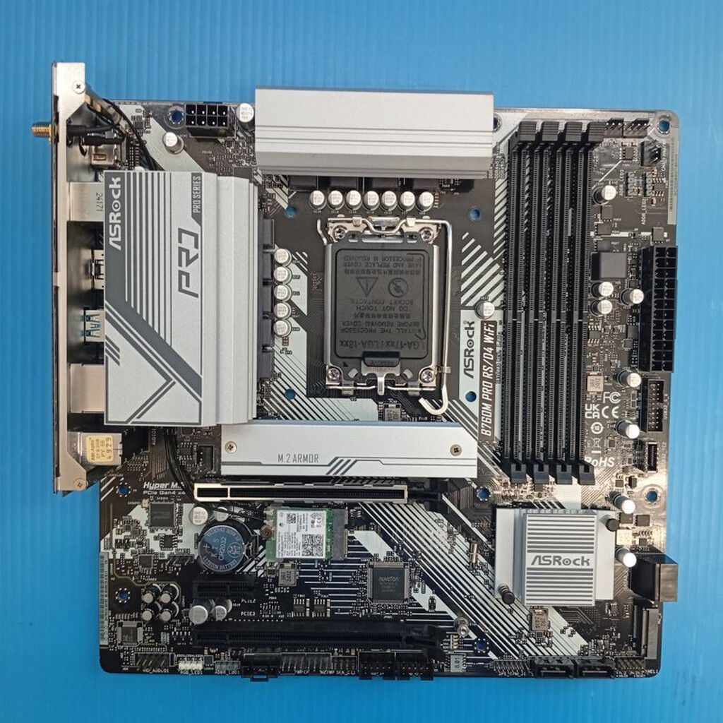 中古 ASRock B760M Pro RS/D4 WiFi (B760 1700 mATX DDR4) 3120024392