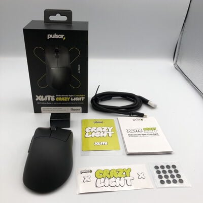【甲府飯田店】中古  Pulsar Xlite CrazyLight Medium Gaming Mouse PXLCL201 [Jet Black] 4720003197 