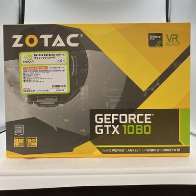 【新潟店】中古  ZOTAC ZTGTX1080-8GD5XMINI/ZT-P10800H-10P（GTX1080 8GB GDDR5X） 3290006876 