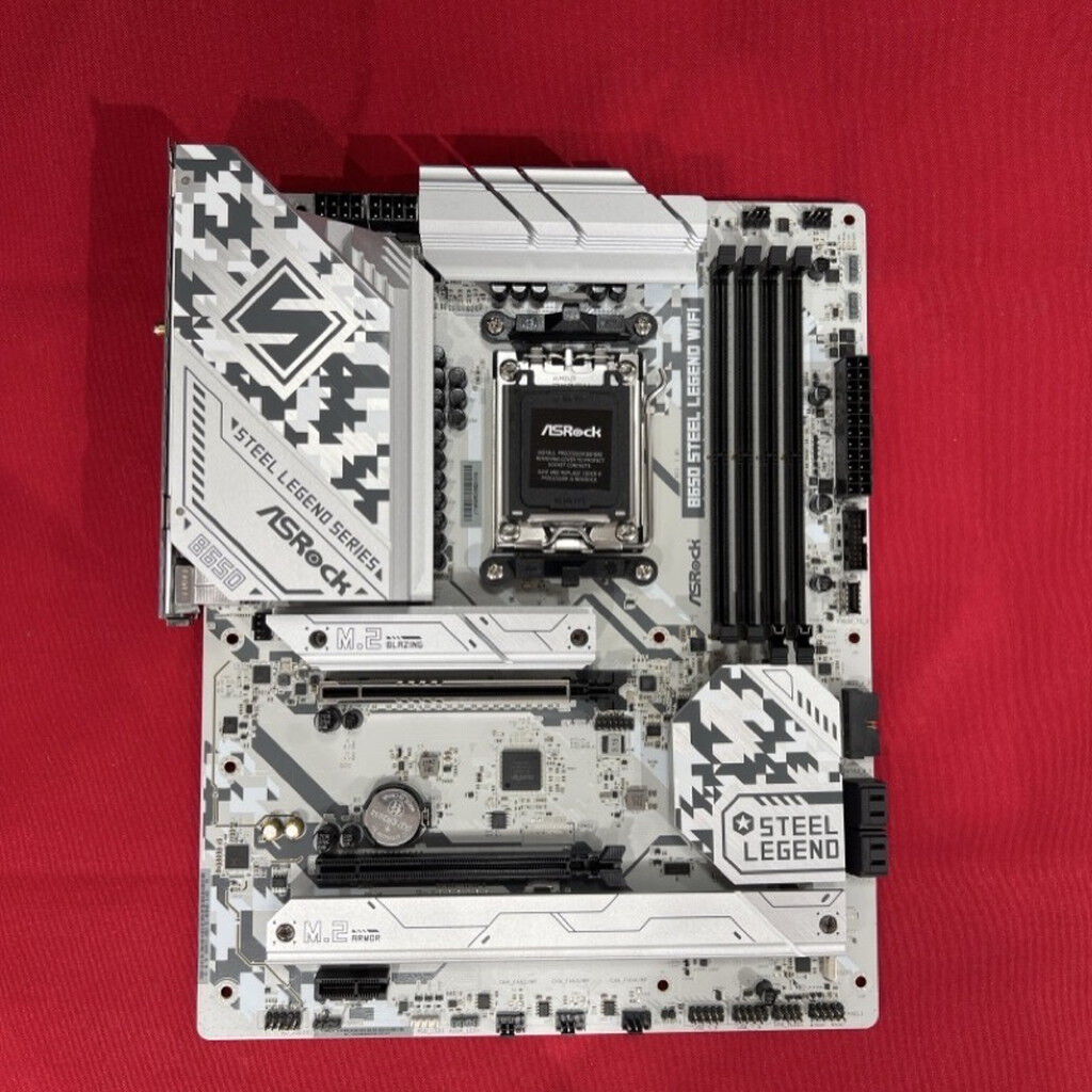 中古 ASRock B650 Steel Legend WiFi (B650 AM5 ATX) 5140000967【4/15
