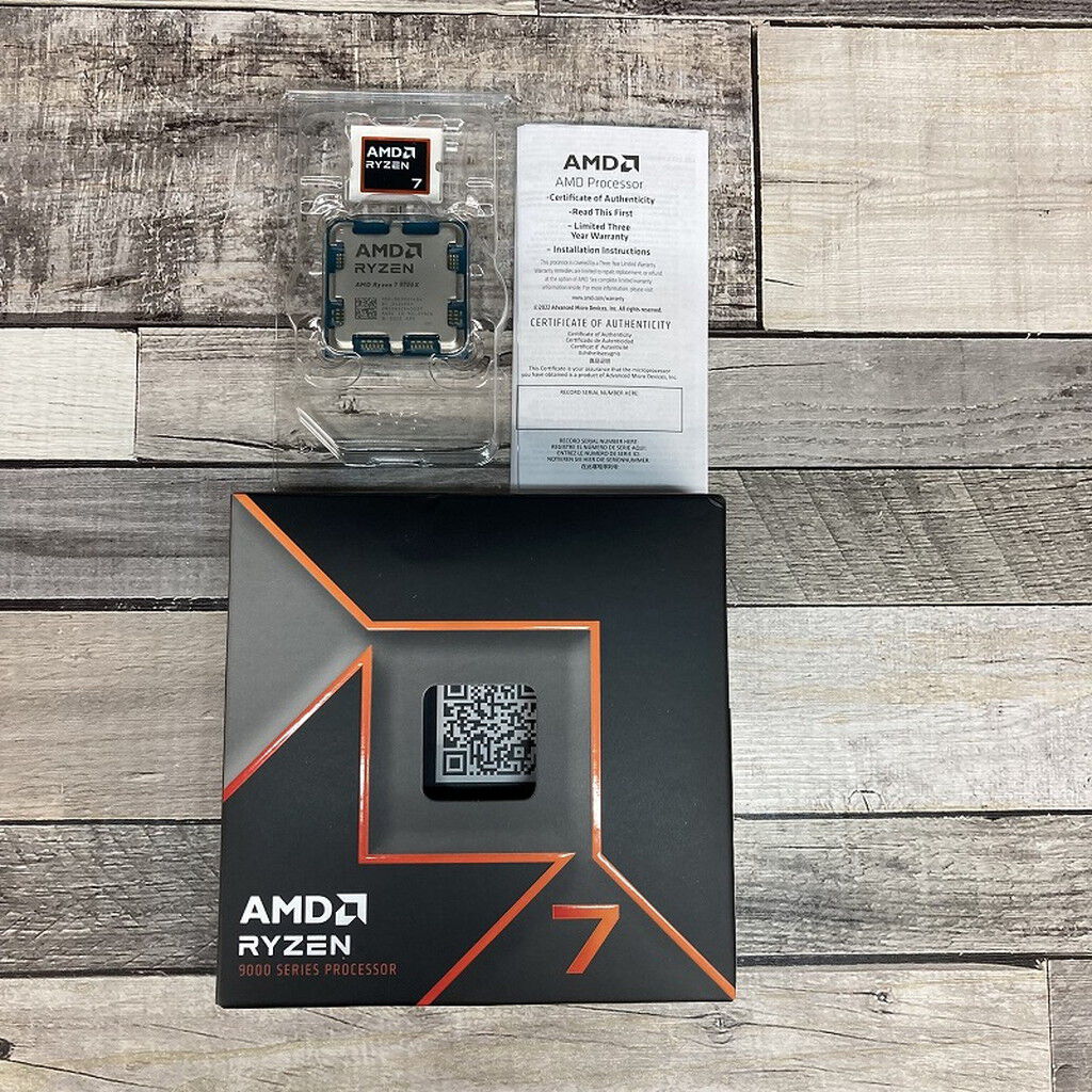 中古 AMD Ryzen 7 9700X (AM5/3.8GHz/40M/C8/T16/65W) 169022 （330195