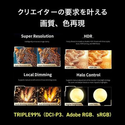 GRAPHT  GRT044-2724ML-BK (27インチワイド Mini LED 液晶モニター) 