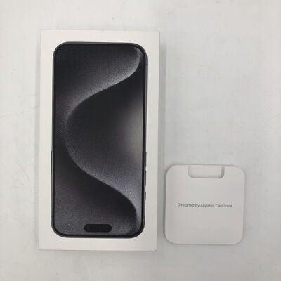 【福井日之出店】中古  【au版SIMフリー】Apple iPhone15 Pro 6.1インチ 512GB ブラックチタニウム MTUH3J/A 161231 