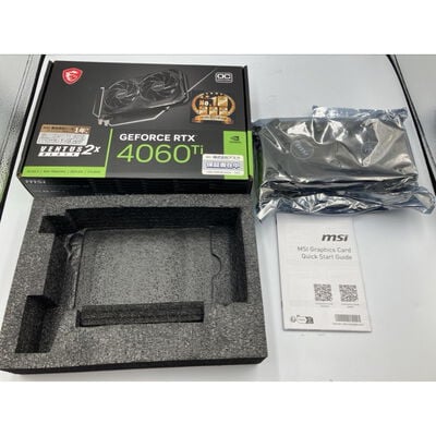 【座間相武台】中古  MSI GeForce RTX 4060 Ti VENTUS 2X BLACK 16G OC 4510001988 