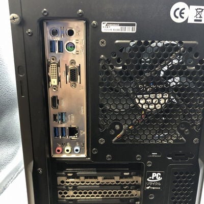 【宇都宮鶴田店】中古  THIRDWAVE GALLERIA ZZ(i7 8700K/16GB/SSD525GB/HDD3TB/GTX1080Ti/W10H) 5280000794 