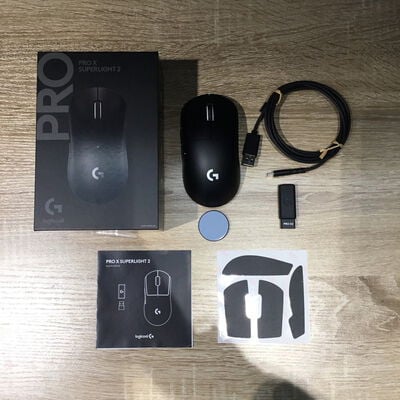 【松山環状枝松店】中古  Logicool PRO X SUPERLIGHT 2 Wireless Gaming Mouse G-PPD-004WL-BK(無線ゲーミングマウス) 4560001594 