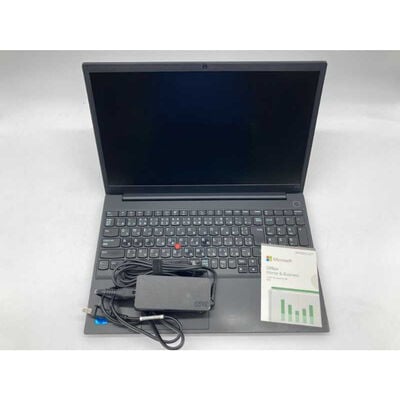 【郡山安積店】中古  LENOVO E15 Gen2 MSO 指紋認証あり (Intel Core i5 1135G7 2.4GHz/8GB/SSD256GB/-/オンボード/15.6/1920x1080/GbE/Wi-Fi/WEBCAM/W11P/Microsoft Office Home and Business 2024) 188522 