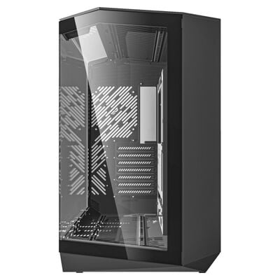 darkFlash  DY470 DY470-PCCASE-BLACK (ATX ガラス ブラック) 