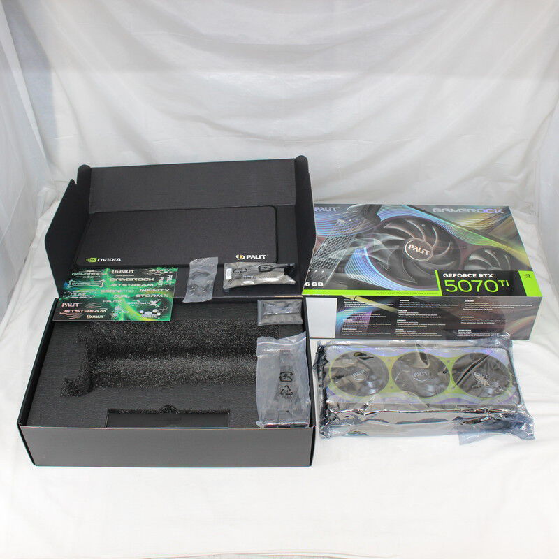 中古 Palit NE7507T019T2-GB2030G (RTX5070Ti GameRock