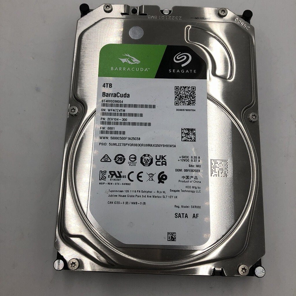 動作確認済】HDD 4TB Seagate ST4000DM004 品 Seagate BarraCuda HDD