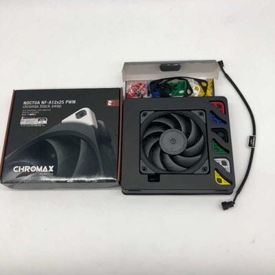 【郡山安積店】中古  NOCTUA NF-A12x25 PWMchromax.black.swap(12cmｹｰｽﾌｧﾝ) 189590 