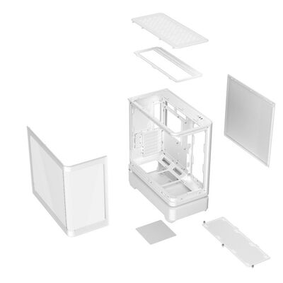 ASUS  PRIME AP304 TG WHITE (ATX ガラス ホワイト) 