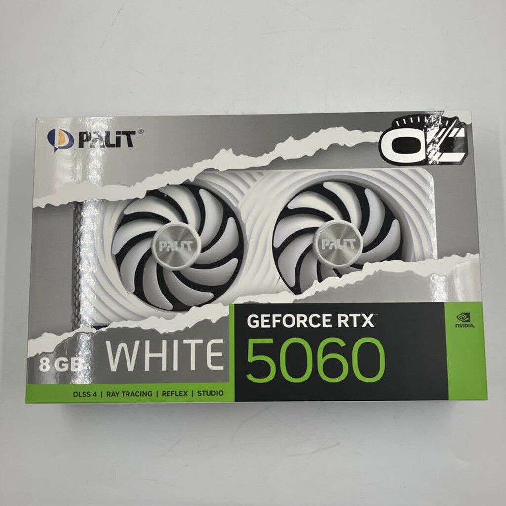 中古 Palit NE75060U19P1-GB2063M (RTX5060 WHITE OC) 188978 （372934