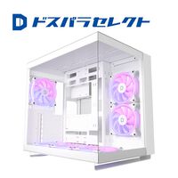 ドスパラセレクト  CC1-RGB-WH (ATX ガラス ホワイト) 
