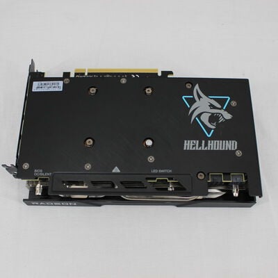 中古  PowerColor Hellhound AMD Radeon RX 7600 XT 16GB GDDR6（RX 7600 XT 16GB） 3480033679 