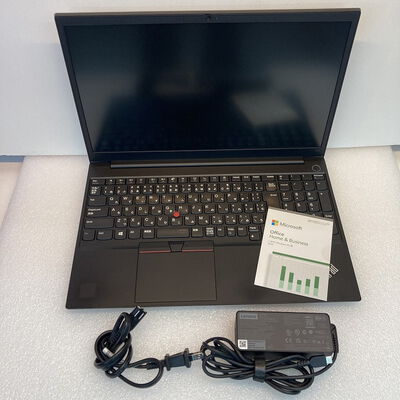 【京都店】中古  LENOVO E15 Gen2 MSO 指紋認証あり (Intel Core i5 1135G7 2.4GHz/8GB/SSD256GB/-/オンボード/15.6/1920x1080/GbE/Wi-Fi/WEBCAM/W11P/Microsoft Office Home and Business 2024) 188463 