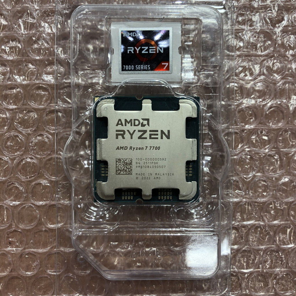 中古 AMD Ryzen 7 7700 (AM5/3.8GHz/40M/C8/T16/65W) 1460024624