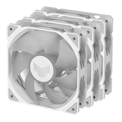 ASUS  TUF Gaming TR120 ARGB Fan - Triple Pack ホワイト (TUF GAMING TR120 FAN ARGB WHITE 3IN1) 