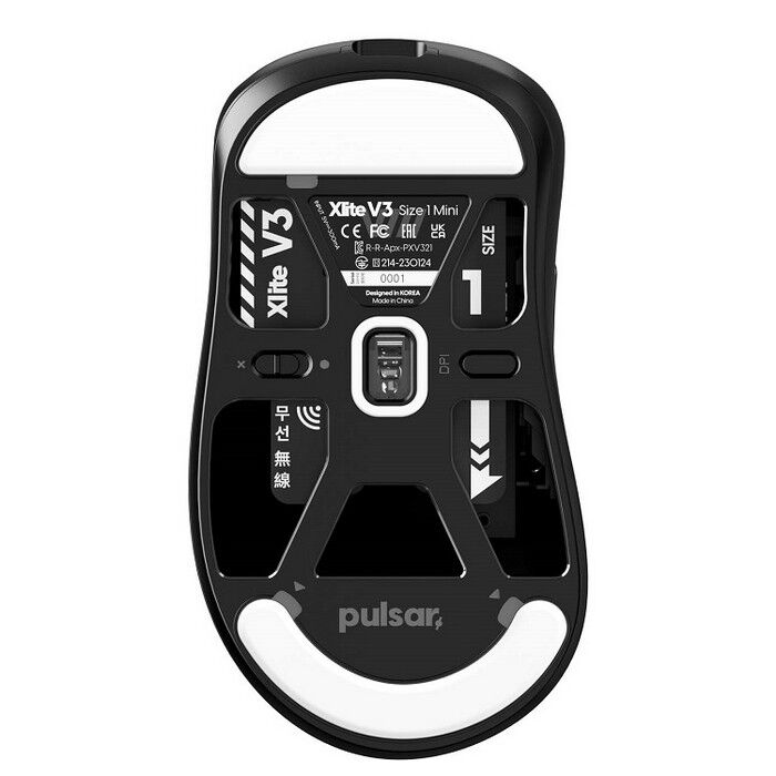 【未使用】pulsar（パルサー）Xlite V3 Size 1 mini Pulsar Xlite V3 Mini Wireless Size 1 Black Xlite V3 - 製品