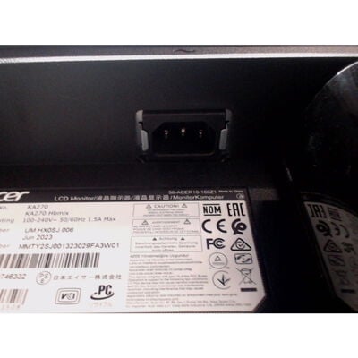 【前橋ｲﾝﾀｰｱｶﾏﾙ店】中古  Acer KA270Hbmix (27"W 1A1H 1ms VA) 4540002227 