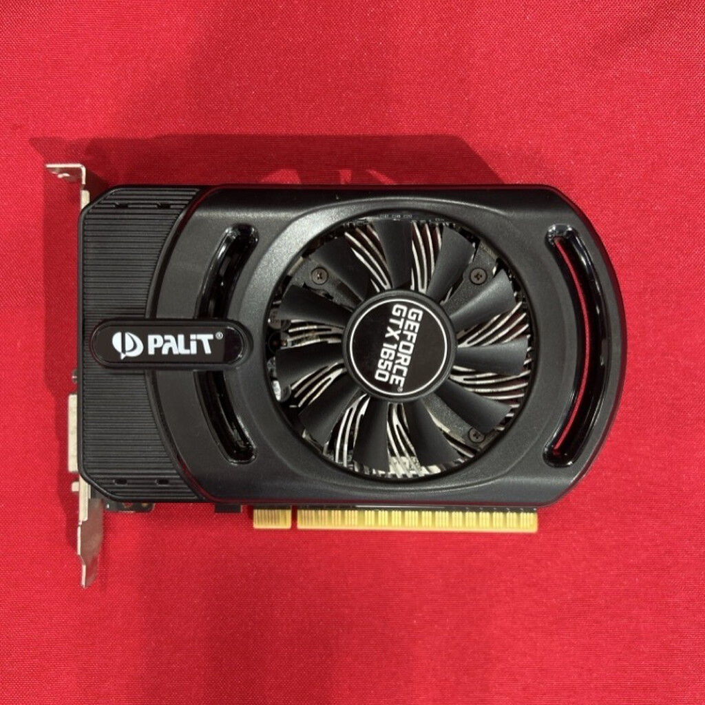 【中古】ビデオカード PALIT GTX1650 GDR5 STORMX OC PALIT GeForce GTX 1650 STORMX 4G GDDR5【動作確認済】｜Yahoo!フリマ