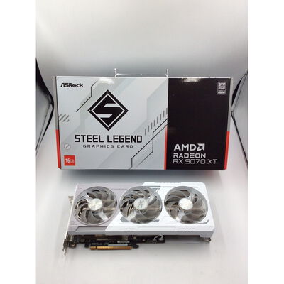【座間相武台】中古  ASRock RX9070XT SL 16G Steel Legend 16GB (RX9070XT 16G) 176937 