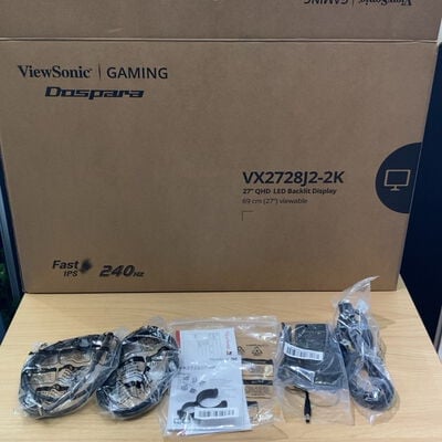 【甲府飯田店】中古  ViewSonic VX2728J2-2K 27インチ（2K 2560x1440 240Hz） 4720003301 
