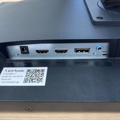 【静岡東瀬名店】中古  Viewsonic VX2428J-7(23.8"W 2H1DP 0.5ms IPS 180Hz) 5140000805 
