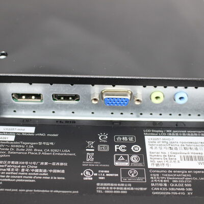 中古  ViewSonic VX2257-mhd [21.5インチ] フルHD（1920x1080） 3480032388 
