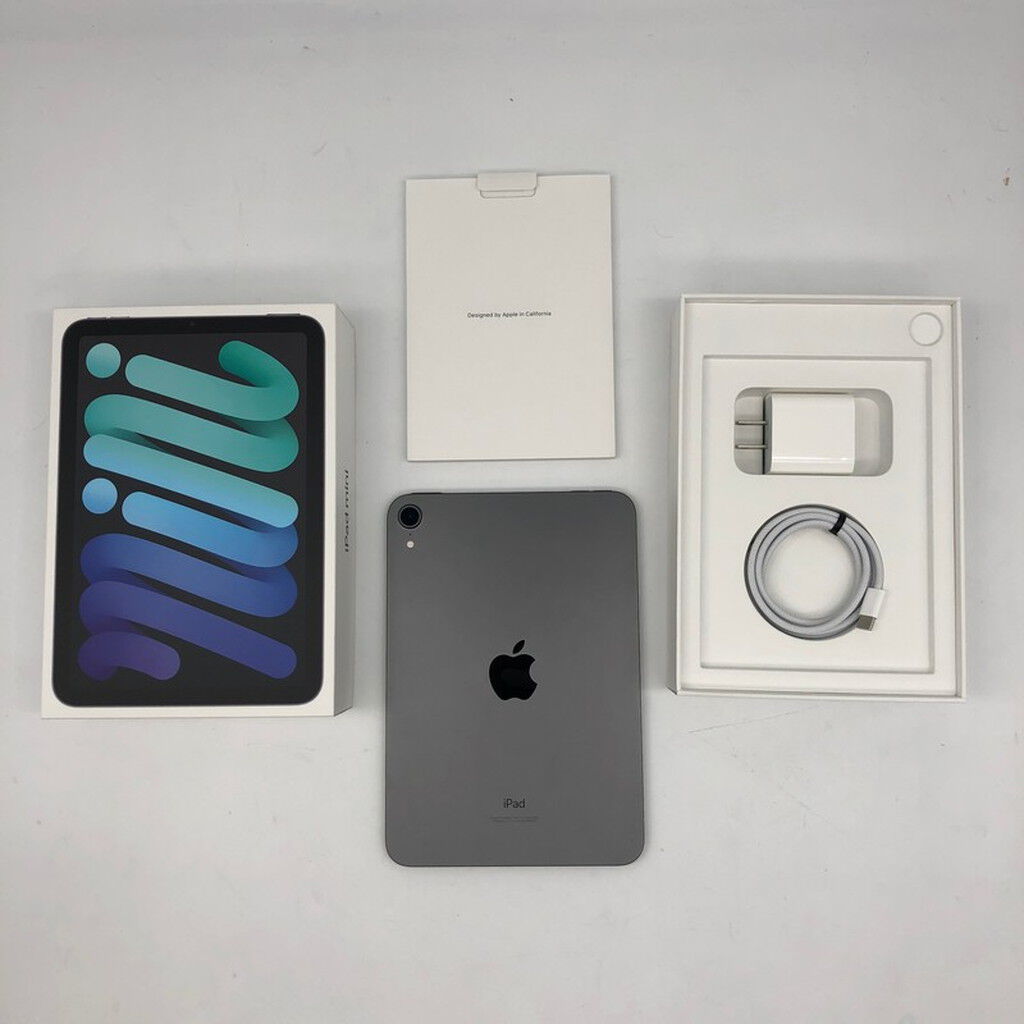 中古 iPad mini 第6世代 64GB MK7M3J/A スペースグレイ Wi-Fi
