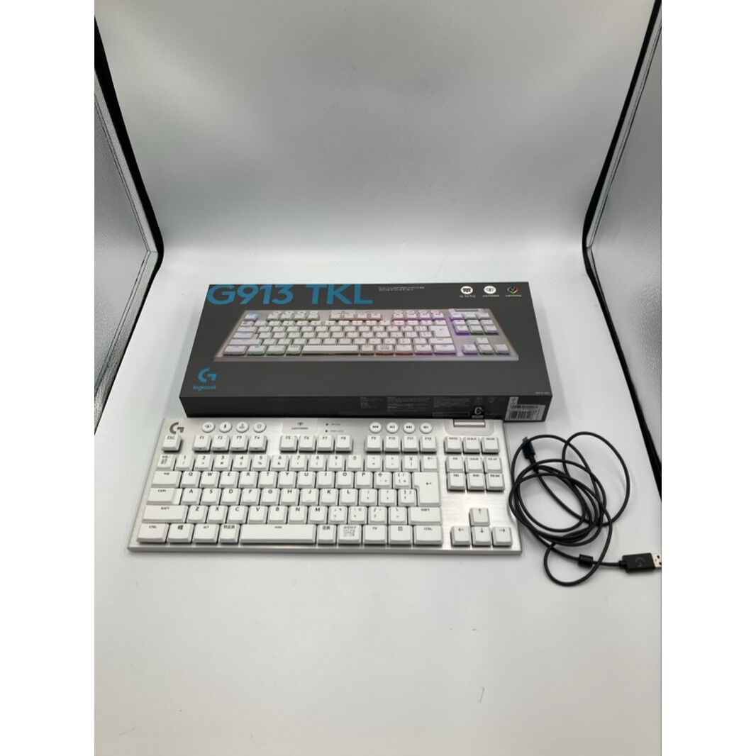 Logicool G913-TKL-TCWH 白【未使用に近い・当日発送】 ホワイトベースなデスクにぴったりでライトアップもできる