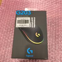 中古  Logicool G203 LIGHTSYNC Gaming Mouse G203-BK 146968 