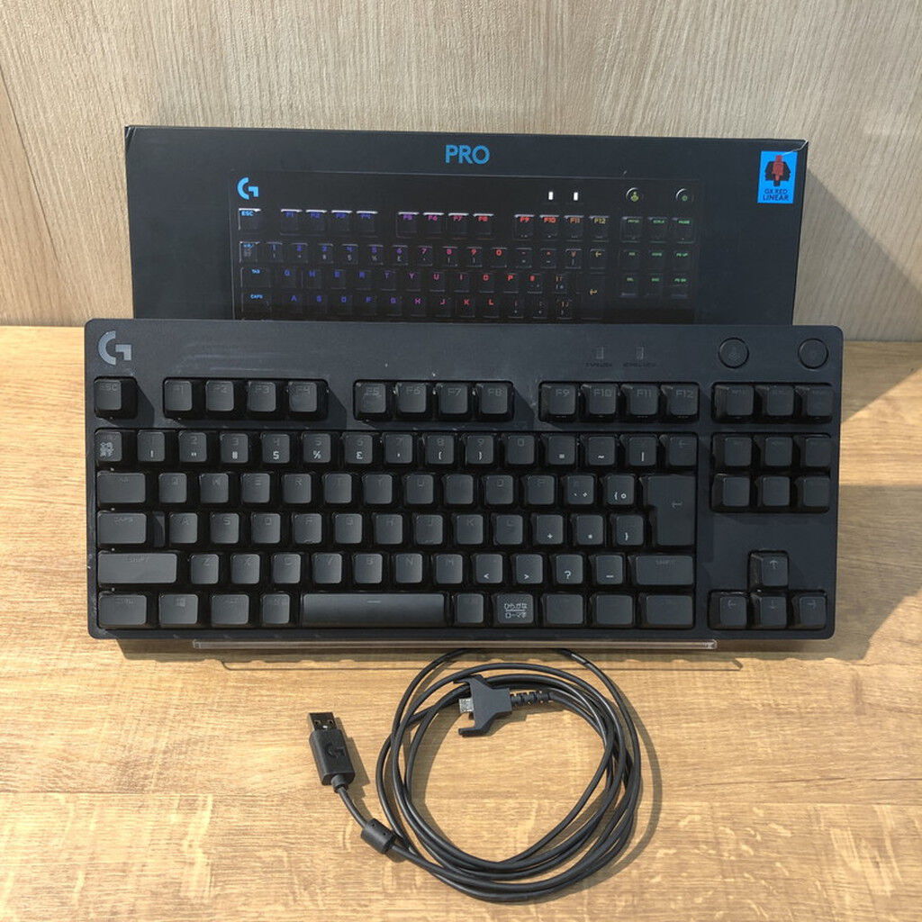 中古 Logicool G-PKB-002LN (有線 ｹﾞｰﾐﾝｸﾞｷｰﾎﾞｰﾄﾞ) 158800 （374738