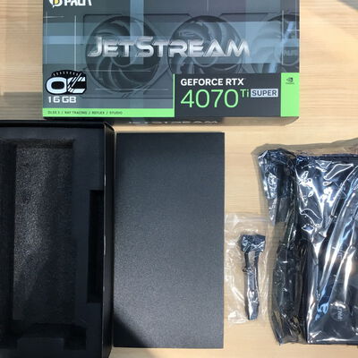 【松山環状枝松店】中古  Palit NED47TSS19T2-1043J JetStream OC (RTX4070Ti SUPER 16GB) 164254 
