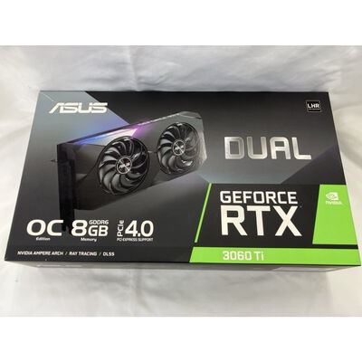 【仙台店】中古  ASUS DUAL-RTX3060TI-O8G (RTX3060Ti 8GB) 144185 