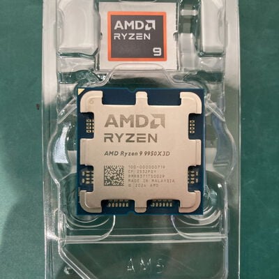 【浦添城間店(沖縄)】中古  AMD Ryzen 9 9950X3D (AM5/4.3GHz/144M/C16/T32/170W) 177127 