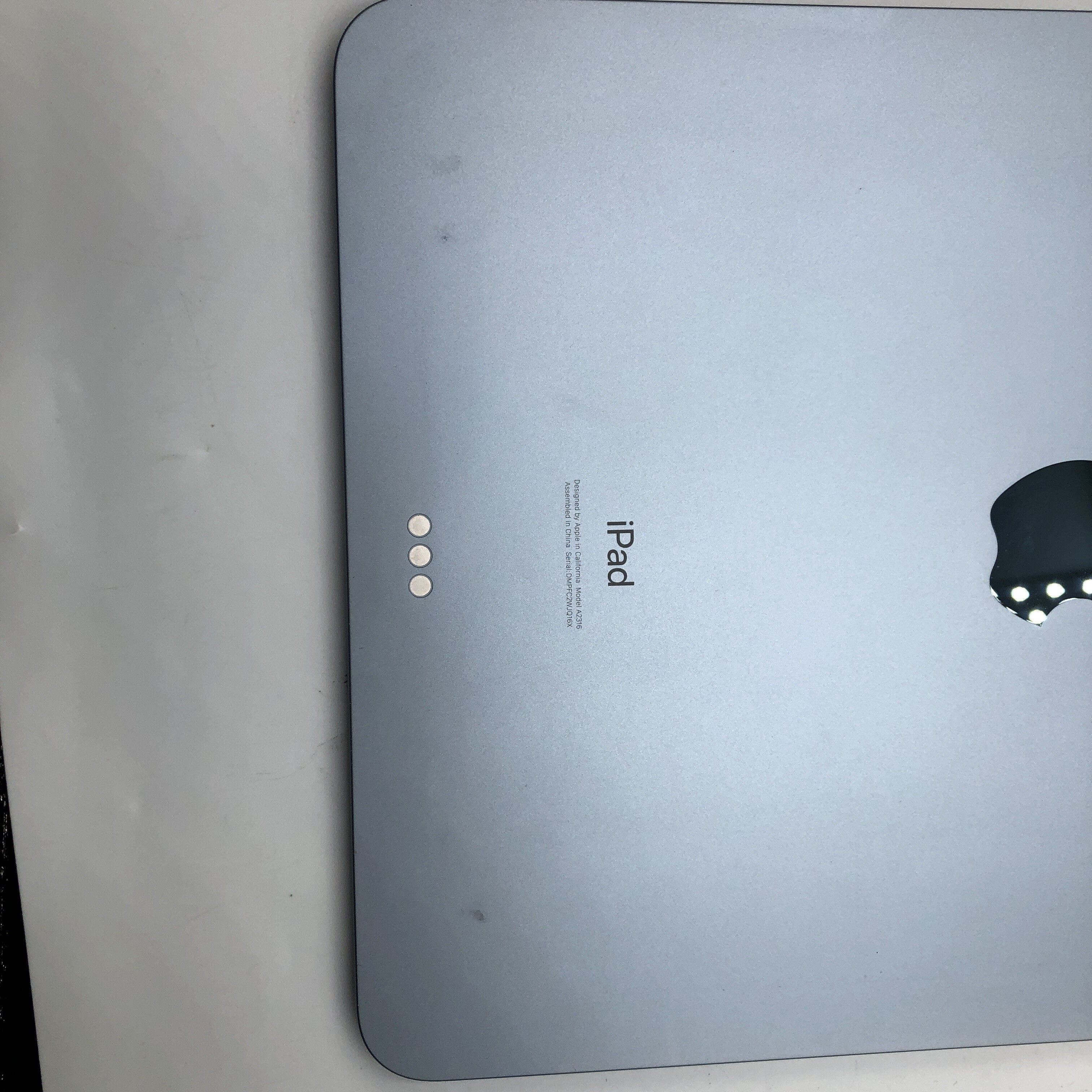 中古 Apple iPad Air （第4世代/2020） Wi-Fi 256GB スカイブルー