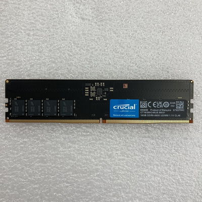 【京都店】中古  Crucial CT16G56C46U5.M8G1(DDR5 PC5-44800 16GB) 1460026051 
