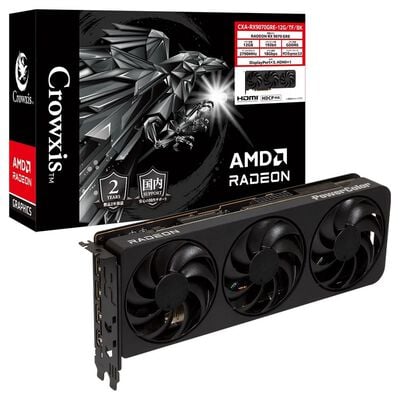 Crowxis  CXA-RX9070GRE-12G/TF/BK (Radeon RX 9070 GRE 12GB) 