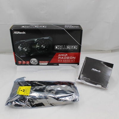 【通販センター】中古  ASRock Radeon RX 6650 XT Challenger D 8GB OC（RX6650XT 8GB） 3480039857 
