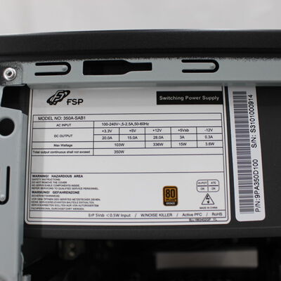 【通販センター】中古  mouse MH-I5U01(Intel Core i5 13400/16GB DDR4 (PC4)/SSD1TB/なし/オンボード/W11H64 MAR) 192019 