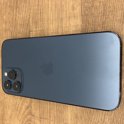 【宇都宮鶴田店】中古  Apple iPhone12 Pro Max 6.7インチ 256GB (パシフィックブルー) 国内版SIMロックフリー MGD23J/A 144068 