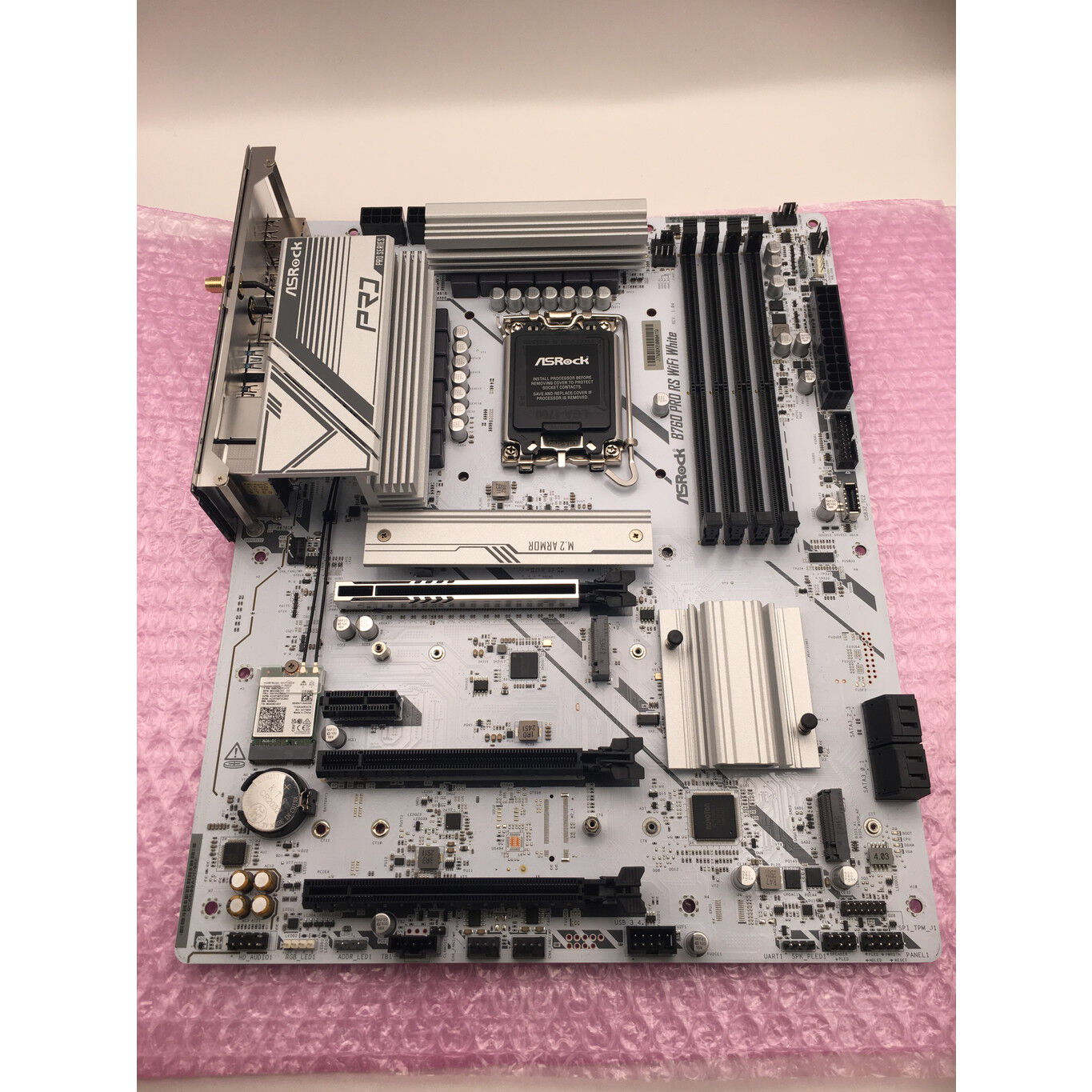 中古 ASRock B760 Pro RS WiFi White (B760 1700 ATX DDR5) 5250000934